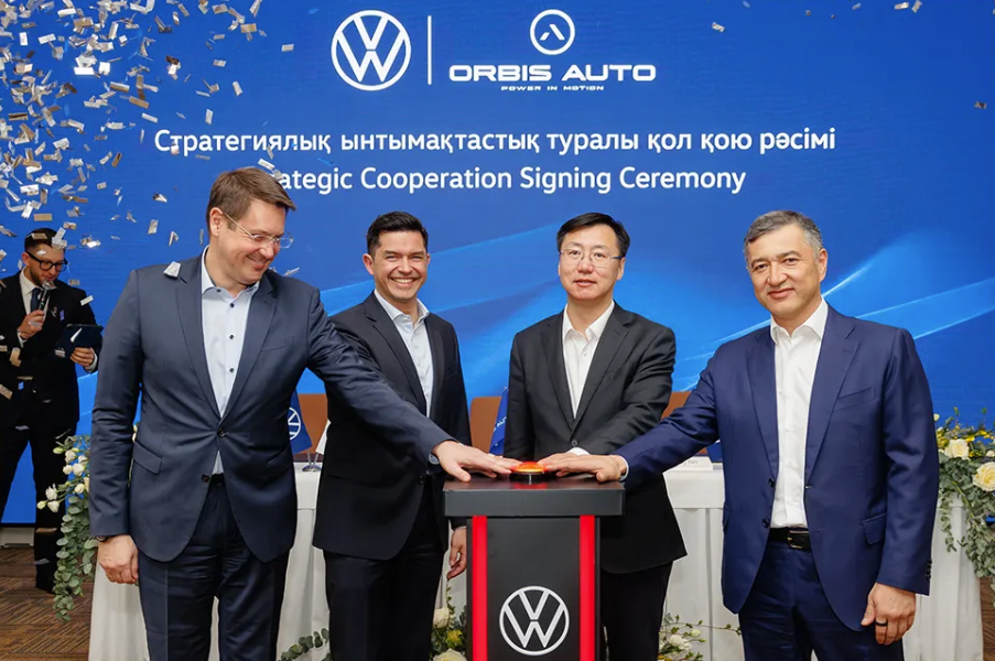 Modelos fabricados localmente pela Volkswagen China chegam oficialmente ao Cazaquistão