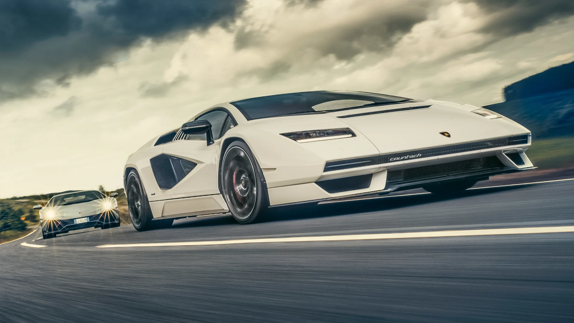 Lamborghini Aventador Ultimae and Lamborghini Countach